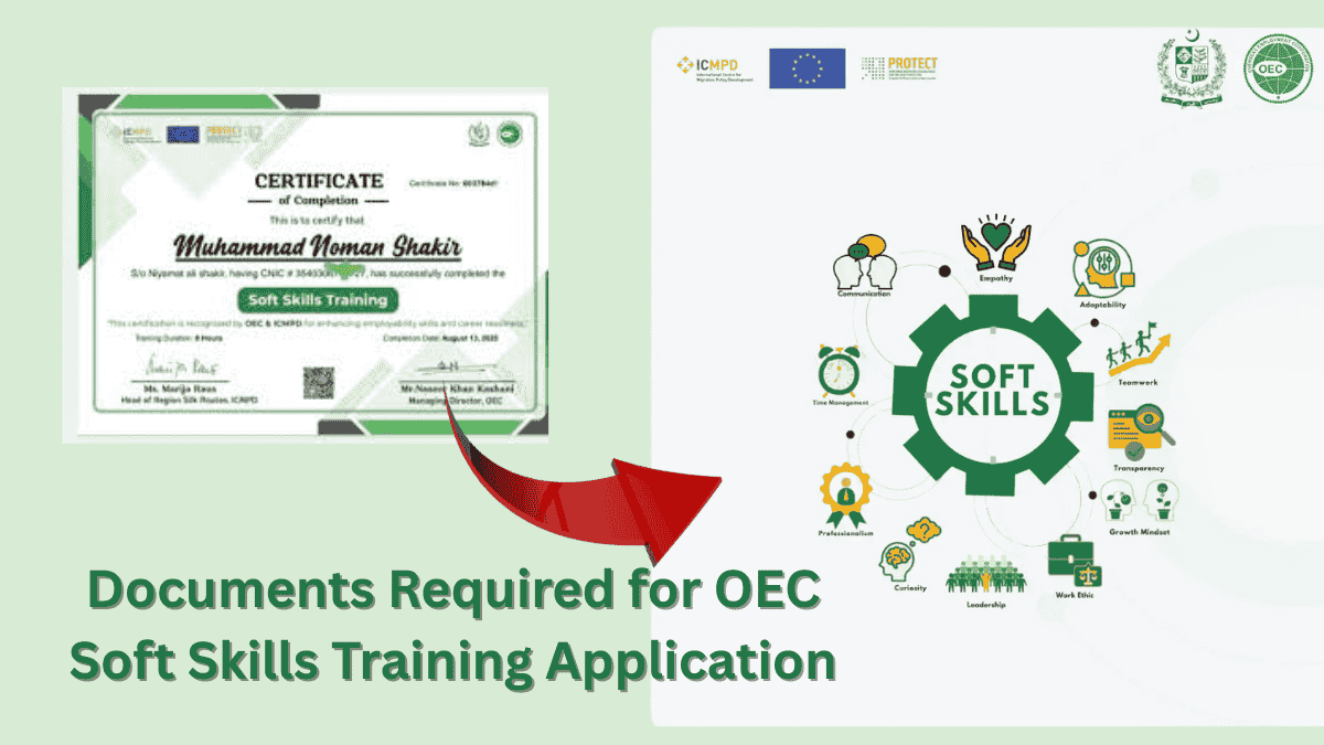 Documents Required for OEC Soft Skills Training Application