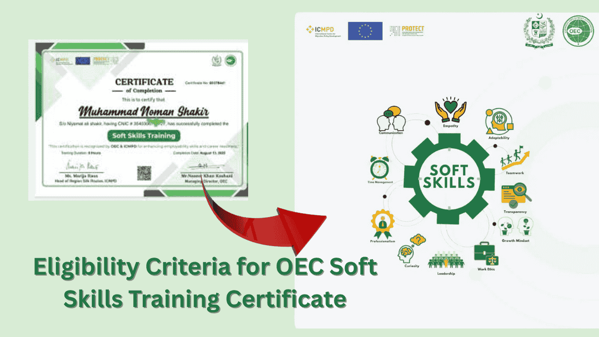 Eligibility Criteria for OEC Soft Skills Training Certificate