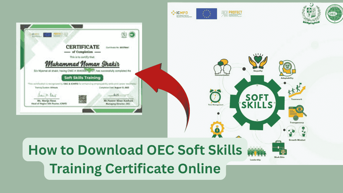 How to Download OEC Soft Skills Training Certificate Online